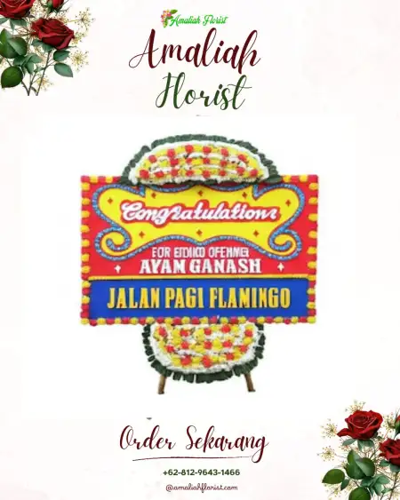 Sewa Papan Bunga Seberang Kota